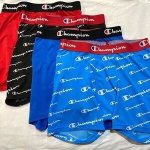 Champion Boys Boxer Brief Underwear, 4 pair, Size Large